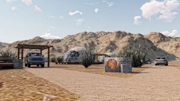 El primer glamping en el Valle de la Luna El primer glamping en el Valle de la Luna