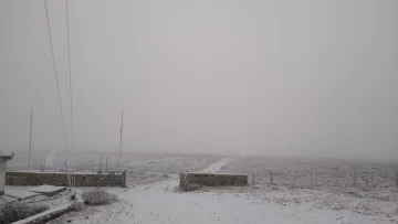 Con un manto blanco, así amanecieron algunos lugares de San Juan Con un manto blanco, así amanecieron algunos lugares de San Juan