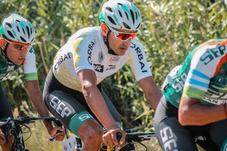 Dotti voló en la contrarreloj y sigue mandando en la Vuelta de Mendoza