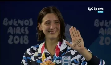 Delfina Pignatiello logró la medalla plateada y le dio la segunda conquista a Argentina Delfina Pignatiello logró la medalla plateada y le dio la segunda conquista a Argentina