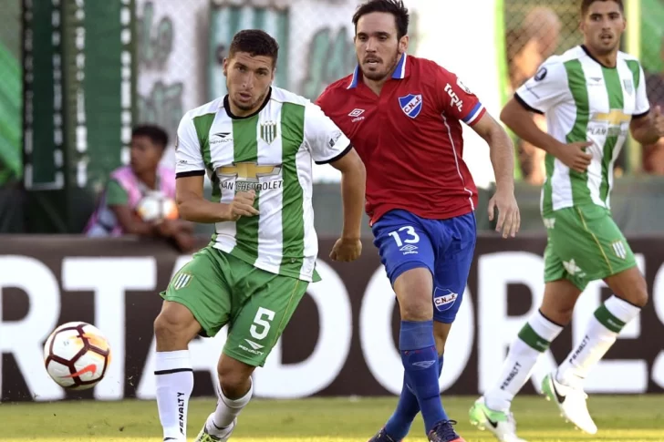 Banfield empató con Nacional en la ida de la tercera fase