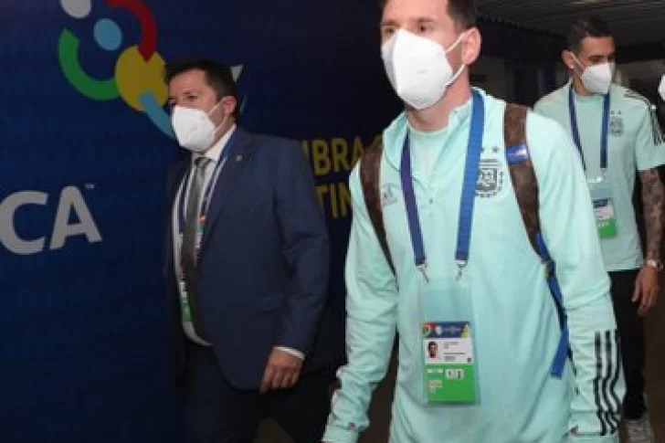 Argentina llegó al Maracaná y ya recibe el aliento de los hinchas