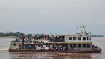 Al menos 60 personas murieron tras el hundimiento de un bote ballenero en el Congo