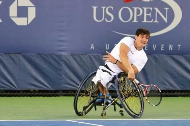 El cordobés Gustavo Fernández se metió en las semifinales del US Open sobre silla de ruedas