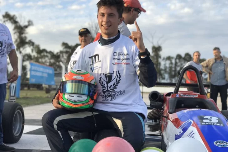 Tobías Martínez se impuso en Río Cuarto y gritó campeón