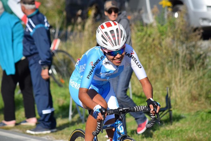 Fernanda Yapura abandonó en la prueba de fondo del Mundial en Ruta