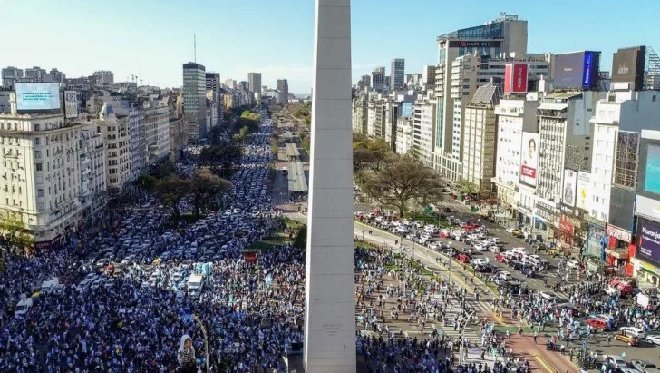 Masivo banderazo en todo el país contra el Gobierno Nacional Masivo banderazo en todo el país contra el Gobierno Nacional