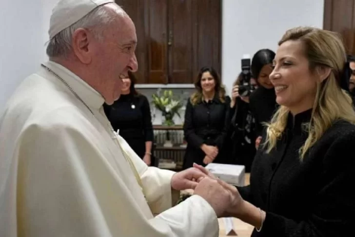 Un peronista sanjuanino en Roma con la primera dama