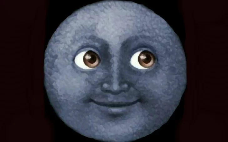 Conocé el verdadero significado del emoji de la luna negra con rostro Conocé el verdadero significado del emoji de la luna negra con rostro