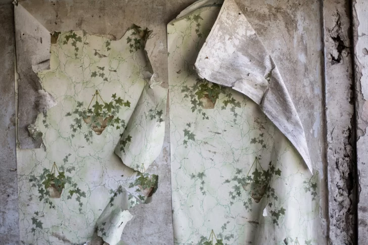 Decidió cambiar el empapelado y encontró un útil mensaje escrito 22 años antes