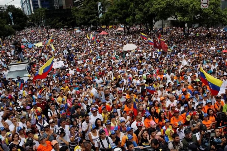 La oposición venezolana volvió a las calles a 100 días del inicio de las protestas