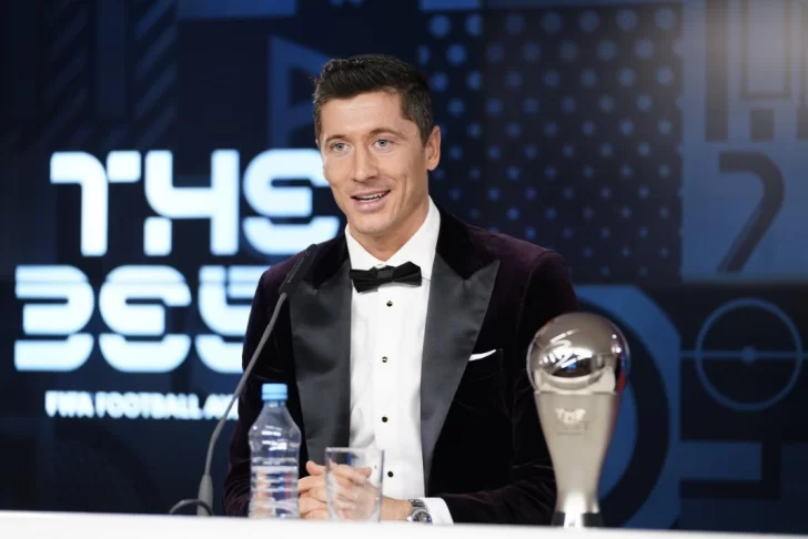 El polaco Lewandowski le arrebató a Messi el premio FIFA The Best