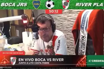 La repudiable frase de Atilio Costa Febre durante su relato del Superclásico La repudiable frase de Atilio Costa Febre durante su relato del Superclásico