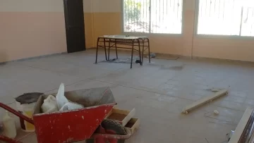 Un jardín de Barreal no comenzó las clases porque las aulas aún no están terminadas Un jardín de Barreal no comenzó las clases porque las aulas aún no están terminadas