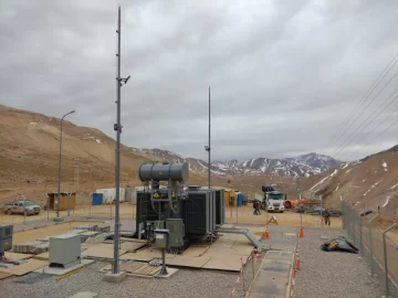SINEC participó en la construcción de la subestacion veladero “proyecto libertadores”