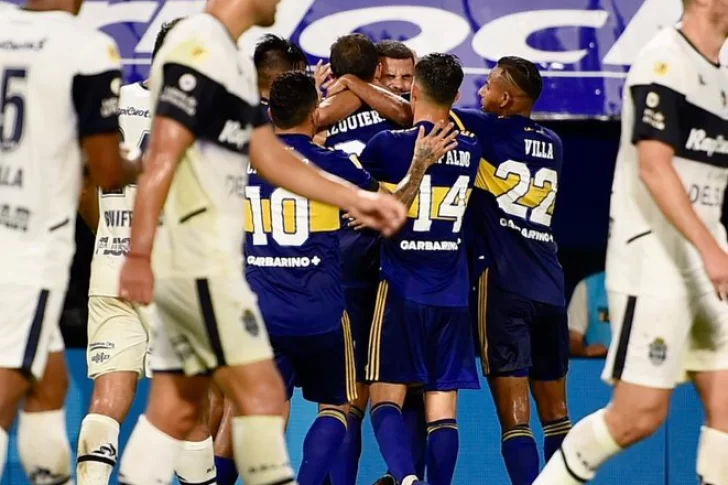 Boca rescató un empate ante Gimnasia por un golazo de Cardona