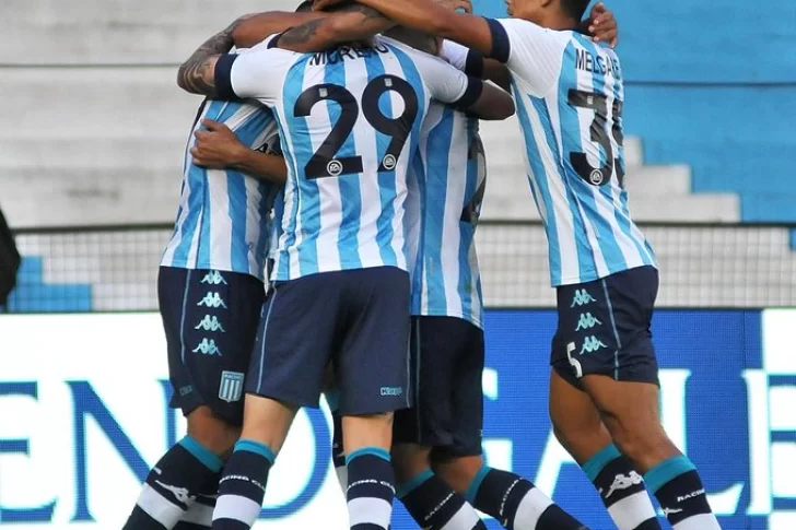 Racing venció al líder Colón en el Cilindro de Avellaneda