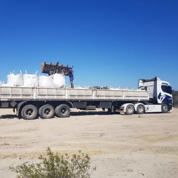 Valle Fértil exporta zeolita de uso agroindustrial a 8 naciones Valle Fértil exporta zeolita de uso agroindustrial a 8 naciones