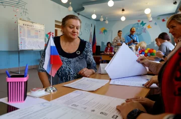 El partido de Putin ganó elecciones locales en regiones ucranianas ocupadas
