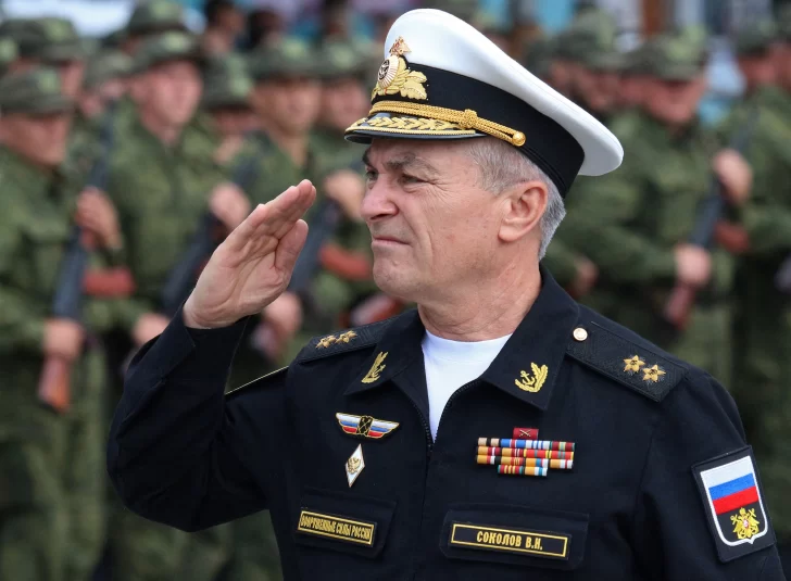 Ucrania afirma que mató a jefe de la flota rusa del mar Negro