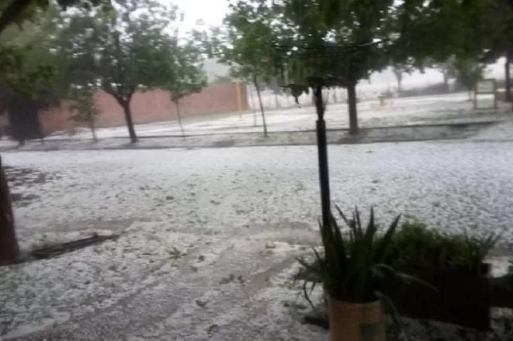 Mendoza volvió a registrar caída de granizo en algunos sectores