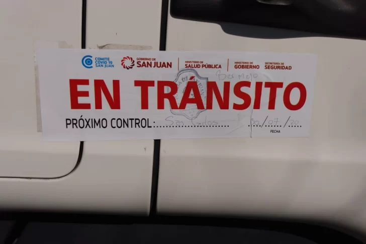 Un camionero de La Rioja rompió la faja de seguridad y estuvo de paseo por la Capital de San Juan