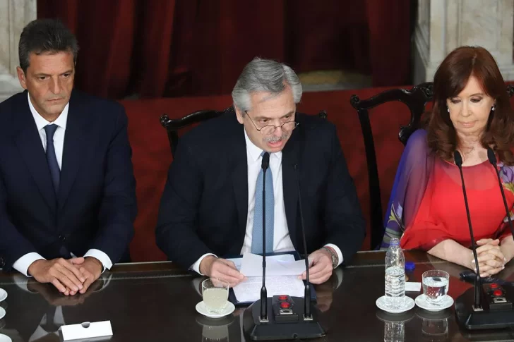 Los ejes del mensaje de Alberto Fernández en la apertura de sesiones
