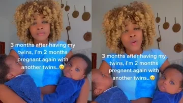 Tuvo gemelos y a los tres meses quedó embarazada de mellizos: su historia se hizo viral