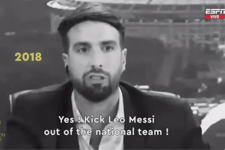 La razón por la que Azzaro apareció en el video de la gala del Balón de Oro