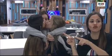 “Gran Hermano 2022”: el picante beso entre Coti, Juliana y Daniela