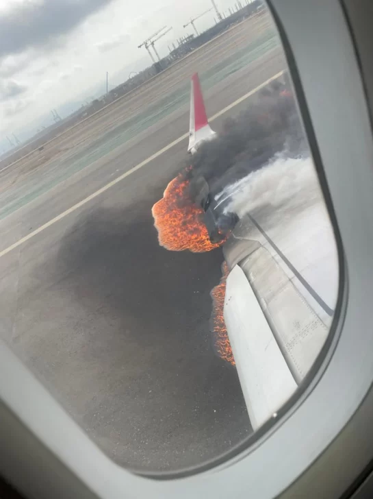 Avión de Latam chocó con un camión en aeropuerto peruano: hay dos bomberos muertos