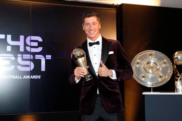Robert Lewandowski ganó el The Best y dejó sin premio a Lionel Messi