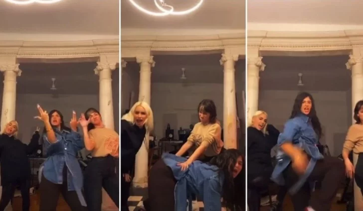 Furor por el baile de Lali Espósito junto a Úrsula Corberó y Nathy Furor por el baile de Lali Espósito junto a Úrsula Corberó y Nathy