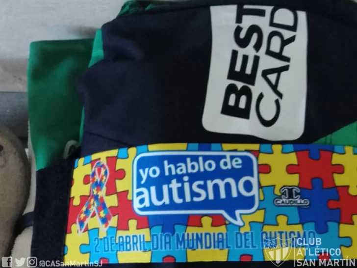 El emotivo gesto de San Martín por el Día Mundial del Autismo El emotivo gesto de San Martín por el Día Mundial del Autismo