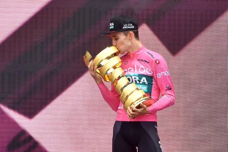 Jai Hindley, primer campeón australiano en la historia del Giro de Italia