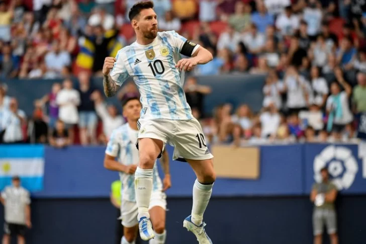 Show de Messi frente a Estonia en España: cinco goles en una aplastante victoria