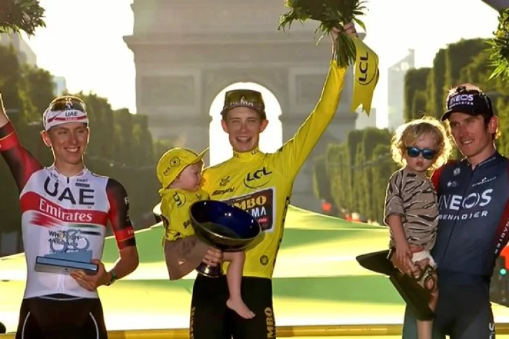 Vingegaard ratificó su supremacía y se impuso en el Tour de Francia
