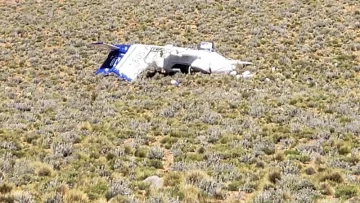 Una avioneta con dos tripulantes se estrelló en Uspallata Una avioneta con dos tripulantes se estrelló en Uspallata