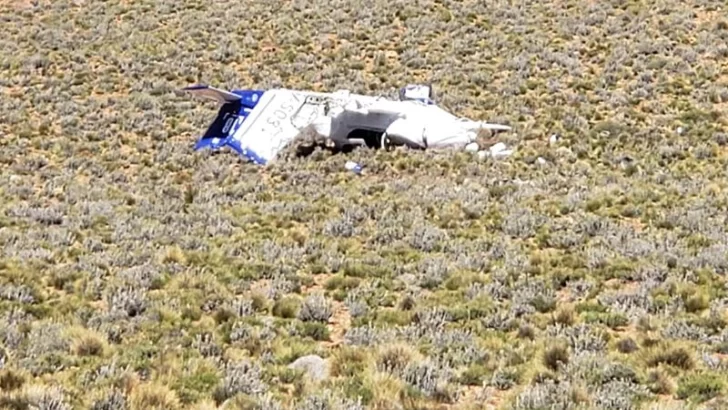 Una avioneta con dos tripulantes se estrelló en Uspallata Una avioneta con dos tripulantes se estrelló en Uspallata