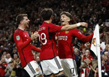 Garnacho abrió el marcador en la victoria de Manchester United por la EFL Cup Garnacho abrió el marcador en la victoria de Manchester United por la EFL Cup