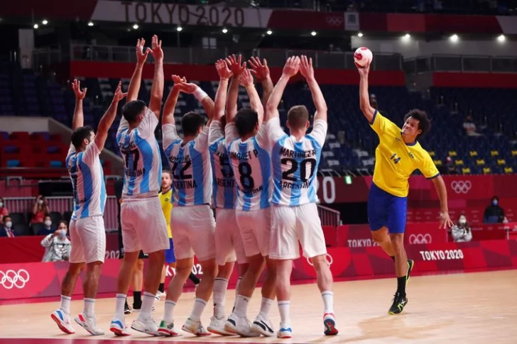 Argentina cayó con Brasil y quedó eliminado en handball