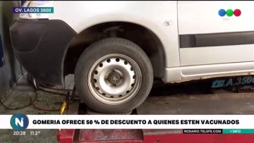 Una gomería ofrece descuentos del 50 por ciento a los jóvenes que estén vacunados Una gomería ofrece descuentos del 50 por ciento a los jóvenes que estén vacunados