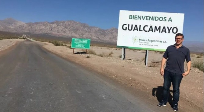 Diputado mendocino visitó una mina sanjuanina y pidió debatir la actividad minera en su provincia