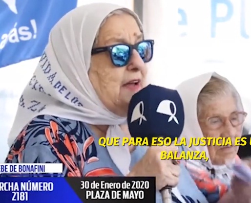 Hebe de Bonafini: “El Presidente y Guzmán nos estuvieron engañando todo el tiempo”