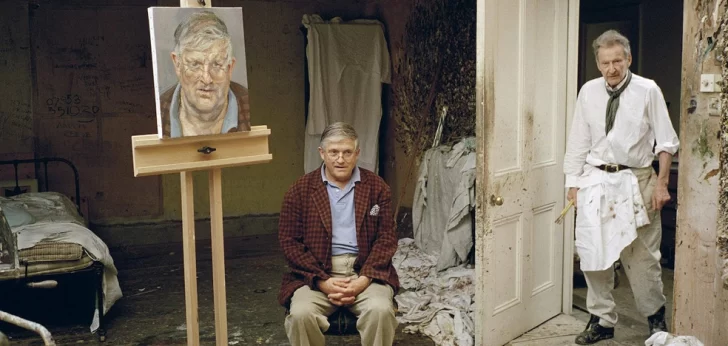Subastan en 20 millones de dólares un retrato de Hockney pintado por Lucien Freud Subastan en 20 millones de dólares un retrato de Hockney pintado por Lucien Freud