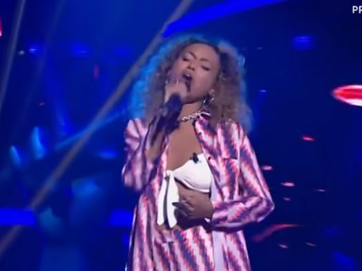 Dandara, la sanjuanina que se emocionó y pasó a los Play Off de la Voz Argentina