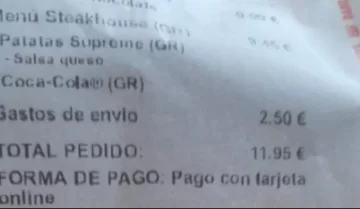 Indignación por el insólito pedido de un cliente al delivery que le llevó la comida