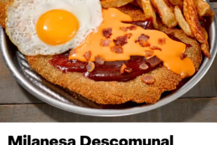 Expectativa vs realidad: pidió la “milanesa descomunal” y recibió una porción muy distinta