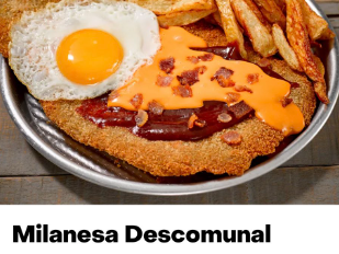 Expectativa vs realidad: pidió la “milanesa descomunal” y recibió una porción muy distinta