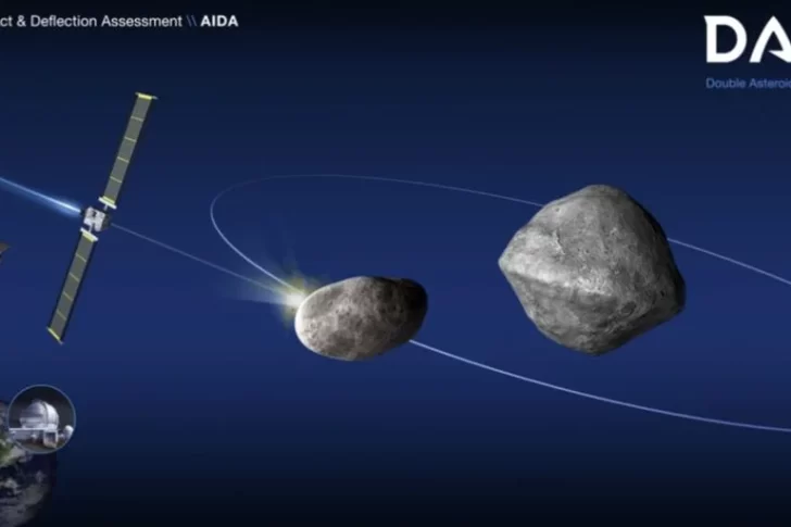 La NASA estrellará una nave espacial contra un asteroide para desviar su curso